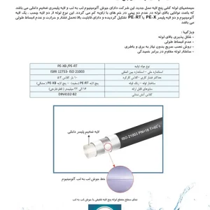 سیستم های لوله کشی پنج لایه PEX/AL/PEX یا PERT/AL/RT-PE
