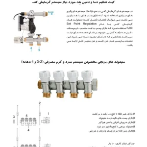 کیت تنظیم دما و تامین هد مورد نیاز سیستم گرمایش کف